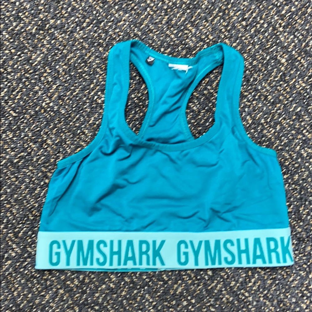 Teal Green flex sports bra